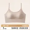 Sujetador Camisola Sexy con Lentejuelas Finas de Espalda Cruzada para Mujer Soporte Integrado para Levantar y Reunir Busto Pequeño Anti-Caída Sujetador Banda Deportiva