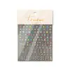 Tomoni Cristais Diamante Adesivos para Nail Art Adesivos Fofos para Unhas Coração Estrelas Rosto Sorridente Laço Relevo Hot Stamping Adesivos