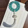 Nueva Serie Estilo Chino Pulsera de Bodhi Rosa Lema de Seis Caracteres Doble Círculo Pulsera de Mano Cuentas Budistas Rosario Al por Mayor