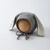 Chapéus de bebê para primavera e outono, toucas casuais para bebês, chapéus fofos com proteção para as orelhas para meninos e meninas, toucas quentes de algodão puro para recém-nascidos no inverno