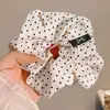 Anillo para el pelo de intestino grueso sentido de alta calidad alto valor estilo coreano soleado mismo estilo ins estilo universitario cuerda para la cabeza estilo dulce