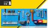 Gancho buraco quadrado pendurado placa rack ferramenta de parede buraco placa ferramenta armário rack bancada rack acessórios atacado