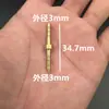 Conector recto para mangueras de agua de goma flexibles de 4 mm a 25 mm, accesorio de plástico para manguera de agua flexible, conector de manguera de gas