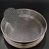 Criba para arroz para eliminar gorgojos y arena, para cernir arroz partido y mijo, criba para sésamo y colza, criba de acero inoxidable, criba de filtrado