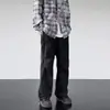 Pantalones casuales estilo americano para hombre, corte holgado, nuevos para primavera y otoño, con cordón, pierna ancha, elegantes, para jóvenes, ropa de trabajo