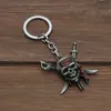 Popular de Gran Venta Llavero Colgante de Calavera del Capitán Jack de Piratas del Caribe Colgante para Mochila Pequeño Regalo