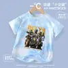 Camiseta de Manga Corta Delta Action 2026 Nuevo Verano Tie-Dye Top de Seda Helada Ropa de Secado Rápido Camiseta de Moda para Niños