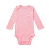 Roupas de bebê algodão puro classe A roupas de base de peido manga longa macacão simples menina bebê listrado triângulo chapéus