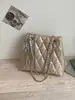Bolso de Cadena Rombo Transfronterizo para Mujer 2026 Nuevo Bolso Cruzado de Gran Capacidad Bolso de Hombro de Gama Alta Bolso Cubo