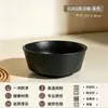 Juegos de cuencos y platos de color sólido con patrón de roca, decorados con bajo vidriado, juegos de vajilla de cerámica, juegos de cuencos y platos de alta gama para bricolaje para uso doméstico