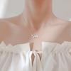 Colar Pequeno Ginkgo Folha Colar Mulheres Luz Nicho de Luxo 2022 Novo Estilo Coreano Vento Frio Design Avançado Verão Clavicle Chain