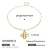 Set de Collares Europeo y Americano Wanxing, Collar de Acero Inoxidable con Circonita, No se Desvanece, Varios Diseños, Promoción Mayorista Transfronteriza