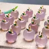 Ágata Vermelha Maçã Pingente Pequeno DIY Colar Pulseira Acessórios Pingente Pequeno Pulseira com Pingentes Acessórios Joias Pequeno Pingente