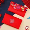 Novo Envelope Vermelho de Tecido Especial para Casamento, Envelope Vermelho Bordado para Noivado, Cerimônia do Chá de Casamento, Taxa de Troca para os Pais, Envelope Vermelho de 10.000 Yuan