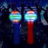 0186 diodo emissor de luz luminoso copa do mundo de futebol virar bola vara dez luzes futebol virar bola vara sem música