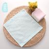 Cuadrado de gasa de algodón doble con diseño de piña para bebé recién nacido, color liso, 25*25 cm, tienda para bebés embarazadas, babero