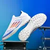 Zapatos de Fútbol para Niños Cruzados del Mundo para Niños, Adolescentes, Estudiantes, Niñas, Tachones Tf, Clavos Largos Ag, Zapatos Deportivos de Entrenamiento para Competición