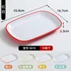 Vajilla de restaurante de comida rápida, juego de cuencos pequeños para platos, cuenco de melamina comercial estilo chino para arroz al vapor de autoservicio para comedores de fábrica, plato de comida rápida