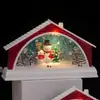 Lampião de vento de Natal atacado Iluminação de feriado de Natal Decorações de atmosfera Feliz Natal