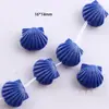 Concha Sintética de Vieira Prensada en Polvo Grande, Mediana y Pequeña Cuentas Sueltas para Joyería Accesorios Multicolor Opcional DIY Cuentas Hechas a Mano