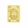 Adesivo de Traseira de Celular em Folha de Ouro 2Mg com Processo Opcional de Relevo, Apresentando Designs de Princesa, Riqueza, Dinheiro e Fortuna, um Pequeno Presente para Boa Sorte