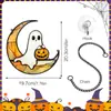 Decoração de Parede Halloween Morcego Fantasma Transfronteiriça Placa de Acrílico Artesanato Arranjo de Atmosfera Pendente de Parede Decoração de Parede