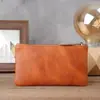 1068 Carteira Masculina e Feminina, Zíper Longo, Carteira Multifuncional, Grande Capacidade, Bolsa Clutch de Luxo, Bolsa para Celular