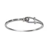 Pulsera con Cierre de Nudo Retorcido Redondo de Circonita Chapada en Oro Real de 18 Quilates para Mujer, Joyería Vintage de Lujo Ligero de Gama Alta