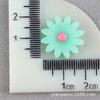 Accesorios decorativos de resina hechos a mano con margaritas de gelatina, tocado de flores de resina, pegamento en crema, funda para teléfono móvil, venta al por mayor