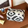 Bolsa Cosmética Pequeña Fresca Engrosada de Otoño e Invierno Bolsa de Almacenamiento Bolsa de Tocador Bolsa Interior Bolsa Grande de Mano