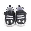 Zapatos para Bebé Niños y Niñas de 0-1 Año, Temporada de Primavera y Otoño, Estrella de Cinco Puntas, Suela Suave, Zapatos para Niños Pequeños, Zapatos para Bebé BC2275