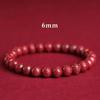 Pulsera Mantra de Seis Sílabas de Arena Oro Púrpura de Alto Contenido, Pulsera Mantra de Seis Sílabas de Cinabrio de Arena Imperial Mineral Original, Autenticidad Garantizada con Estrellas