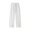 Pantalones casuales estilo "old money" americano para primavera y otoño para hombres y mujeres, pantalones deportivos de retazos de estilo relajado de moda, pantalones anchos holgados