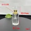 Frasco de Óleo Essencial, Frasco Pequeno, Caixa de Embalagem 1ml, Frasco de Refil de Agarwood 2ml, Frasco Pequeno Vazio, Perfume 3ml