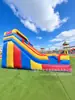 Castillo Inflable Grande para Exteriores Combinación de Tobogán de Agua Tobogán para Niños Trampolín Piscina Inflable Juguete con Chorro de Agua Parque Infantil