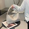 Bolso de Mano de Cuero de Vaca Natural de Diseño Exclusivo, Bolso de Piel Genuina para Mujer con un Toque de Lujo, Cruzado, Debajo del Brazo, Hombro Único, Bolso de Mujer Estilo Almohada