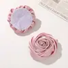 Tecido Delicado e Elegante Rosa Tridimensional DIY Elástico de Cabelo, Acessório de Cabelo, Presilha Lateral, Corsage, Colar e Componentes de Acessórios