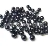 Cuentas Redondas de Moissanita Negra 6.0-8.0 Cuentas Redondas No Porosas Cuentas Redondas Sueltas de Moissanita Venta al por Mayor