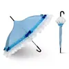 Paraguas de Princesa Lolita Estilo Rikka, Doble Uso para Sol y Lluvia, Protección UV, Sombrilla, Accesorio de Paraguas de Anime, Paraguas de Encaje