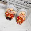 Parche del dios de la riqueza Xingshi para carcasa de teléfono móvil, Muñeco de dibujos animados, Accesorios DIY de Año Nuevo, Adecuado para Apple 15 gato de la suerte