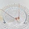 Cadena de clavícula pequeña de plata esterlina S925 para mujer, collar elegante de lujo con nicho, colgante de cadena de primavera de viento frío de celebridades cibernéticas