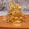 Cabaça Shujin Fulu Tem Excedente Todos os Anos, Adega de Entrada de Escritório, Ornamentos Feng Shui para Casa, Artesanato em Metal