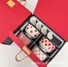 Estilo Dulce Retro Youli Juego de 4/6 Tazones y Cucharas Cerámica Creativa Simple para el Hogar Vajilla Souvenir para Eventos de Negocios