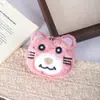 Muñeco de peluche de tigre bordado lindo, adorable juguete de animal de dibujos animados, accesorio para la cabeza, broche, colgante y accesorio DIY