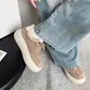 2026 Estación Europea Zapatos de Mujer de Piel de Vaca Transpirable Mate Zapatos de Plataforma Casual Nuevo Estilo Zapatos Individuales Europeos y Americanos Zapatos Blancos