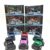 Modelo de Coche de Aleación Juguete Deslizante Artificial Coche Jeep Adornos de Carreras para Niños Máquina Gashapon Coche 1:64