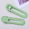Pinza para el Cabello de Color Caramelo con Borde Ondulado Lacado, Pinza para Flequillo, Accesorio para el Cabello DIY, Pinza de Pato, Pinza de Cabeza Redonda, Pinza Bb, Materiales para Joyería