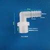 Codo Pagoda Pp Anticorrosión Resistente a Ácidos y Álcalis Tubería de Cuero Junta de Manguera para Tubería de Agua Tuerca Plástica Delgada Rosca Exterior Salida de Aire