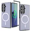 Adequado para capa de celular Samsung Z Fold 8 Ultra, Z Fold 7 carregamento sem fio MagSafe capa magnética para carro