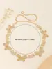 Cadena de Cintura con Borla de Mariposa de Metal Personalizada para Combinar con Faldas, Cinturón de Estilo Étnico Nicho para Ceñir la Cintura, Cadena Corporal para Mujer, Accesorio Versátil